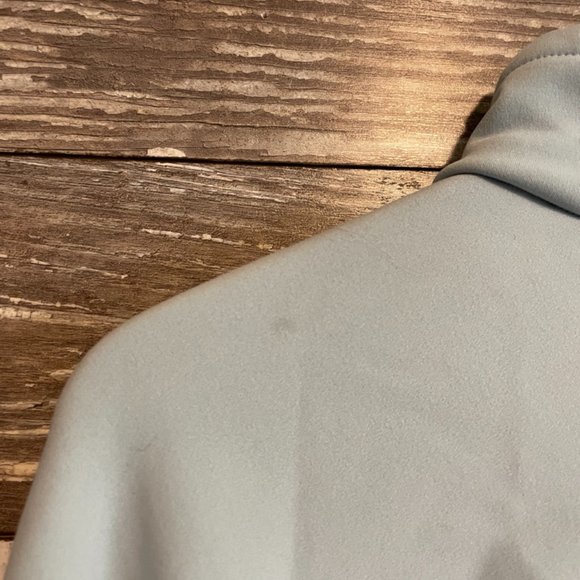 The North Face Baby Blue Fleece Soft Shell Zip up Sweatshirt - Picture 4 of 6